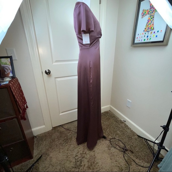 Show Me Your MuMu Rome Twist Gown Dusty Rose XS - Picture 8 of 17